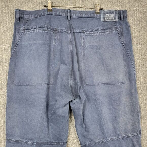 MARITHE FRANCOIS GIRBAUD Baggy Double Knee Denim Blue Jeans Big Pockets SIZE 44 - Picture 7 of 15